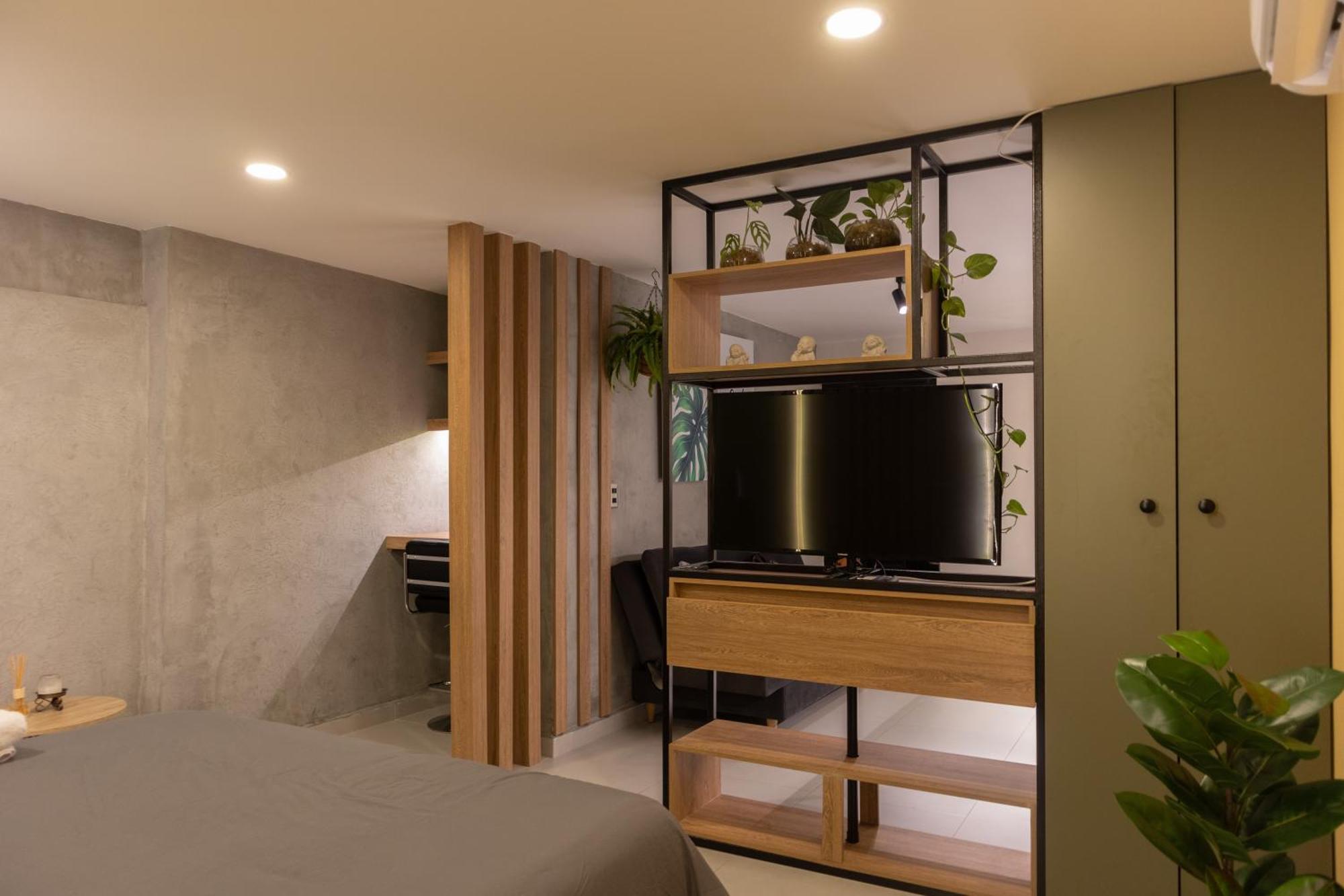 Apartamento Con Aire Acondicionado Moderno