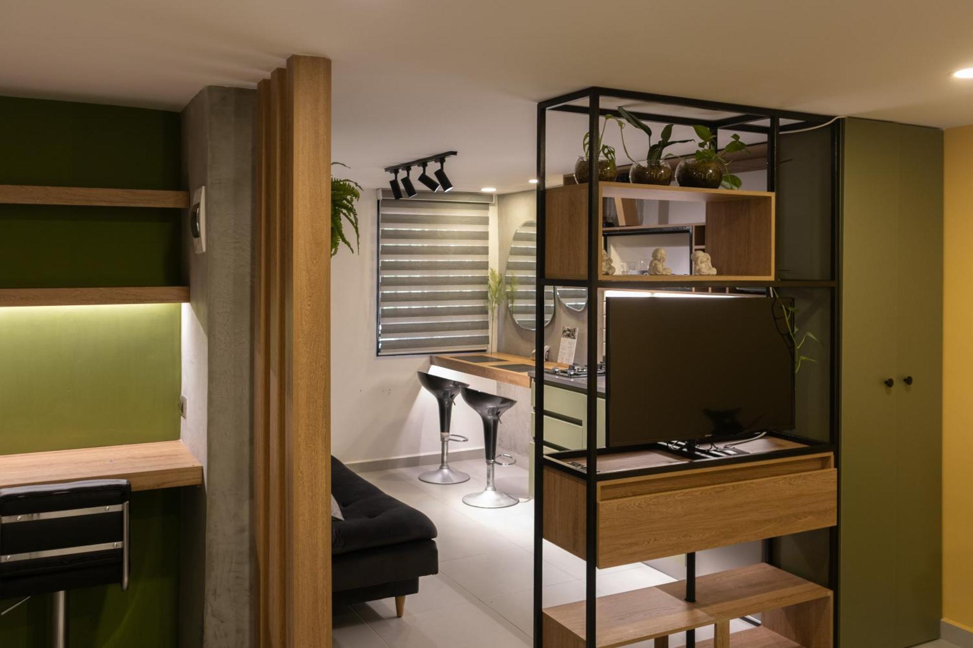 Apartamento Con Aire Acondicionado Moderno *